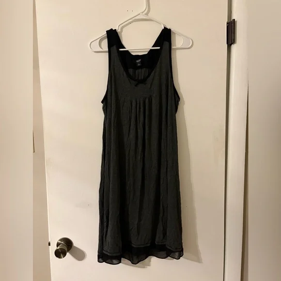 Simply Vera Vera Wang Black and Gray Night Gown - Picture 1 of 3
